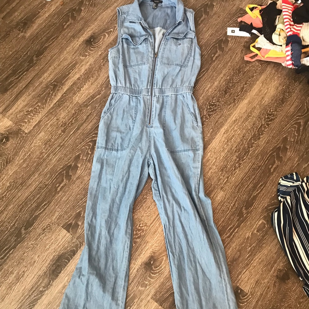 Denim jumpsuit
